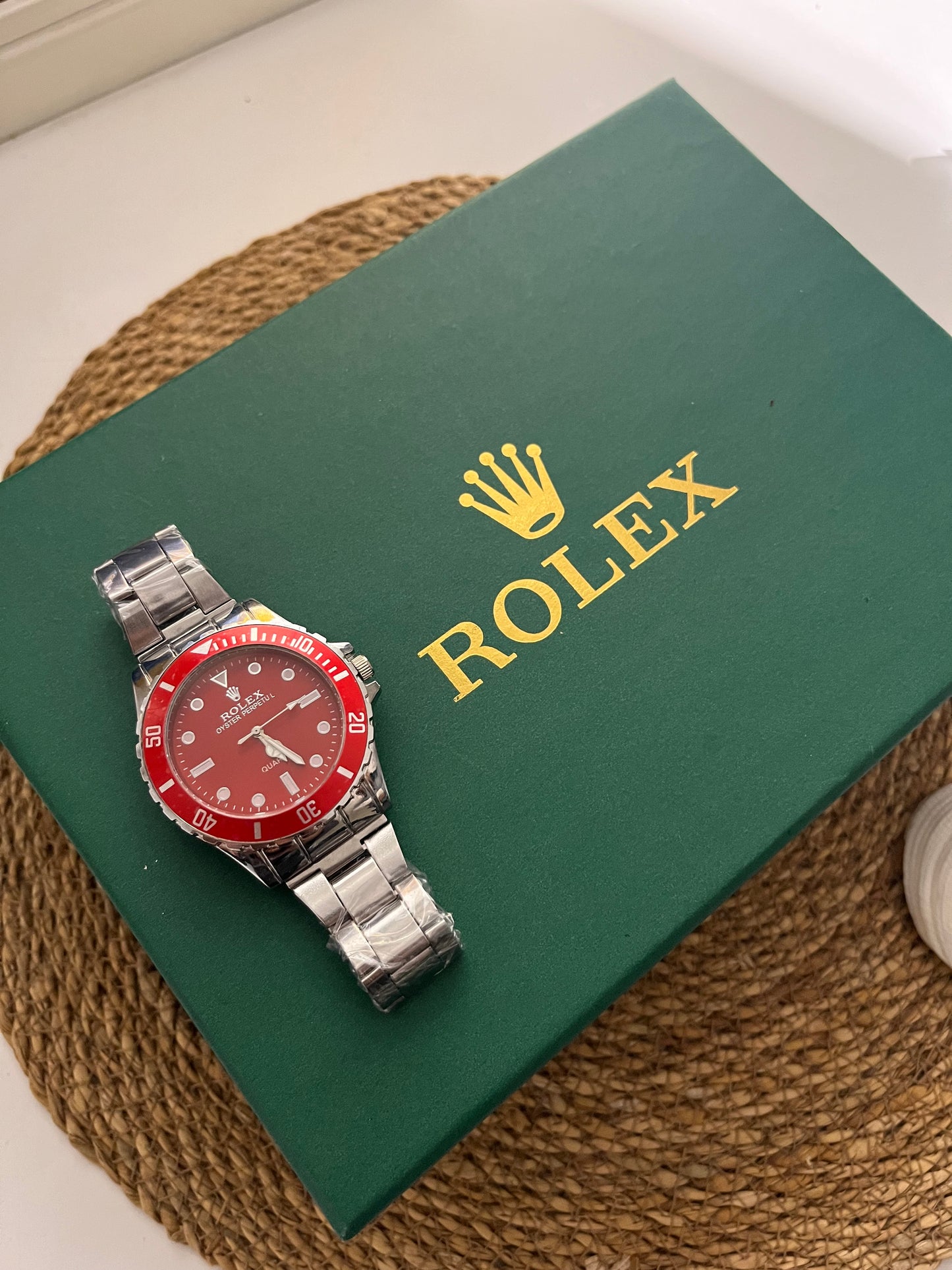 ROLEX ÇELİK İÇİ KIRMIZI PREMİUM